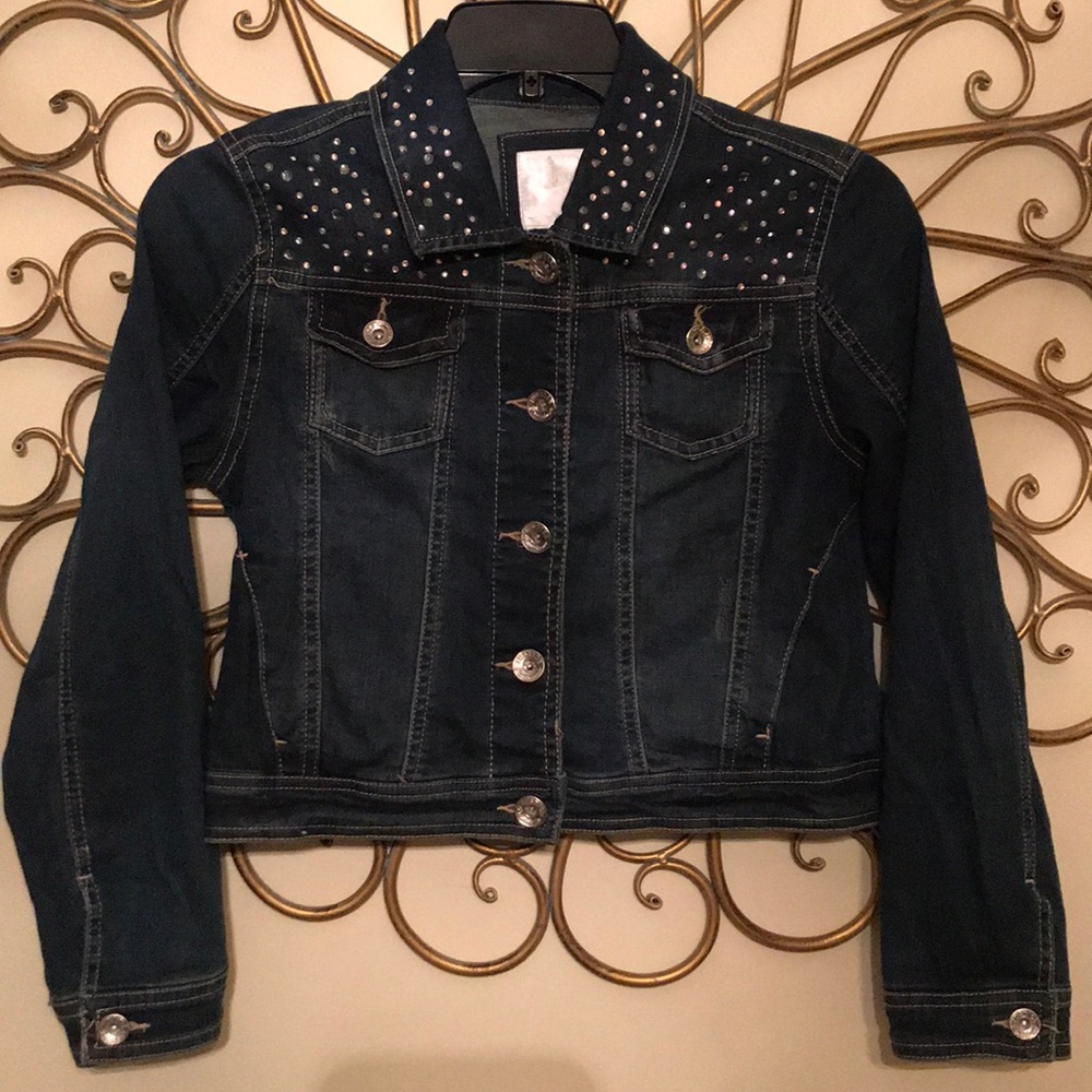 NWOT Girls Justice Jean jacket